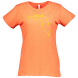 Women's Florida Cotton T-Shirt in Vintage Orange