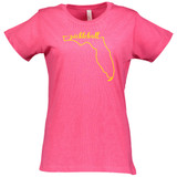 Women's Florida Cotton T-Shirt in Vintage Hot Pink