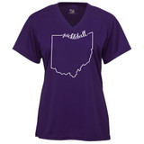 Women's Ohio Core Performance T-Shirt in Purple