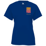 Women's ZZT Orange Pro Core Performance T-Shirt in Royal