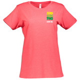 Women's ZZT Green Pro Cotton T-Shirt in Vintage Red