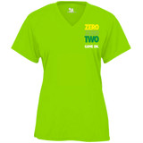 Women's ZZT Green Pro Core Performance T-Shirt in Lime
