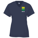 Women's ZZT Green Pro Core Performance T-Shirt in Navy