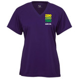 Women's ZZT Green Pro Core Performance T-Shirt in Purple