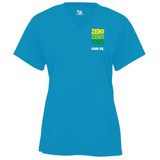 Women's ZZT Green Pro Core Performance T-Shirt in Electric Blue