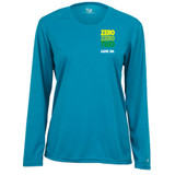 Women's ZZT Green Pro Core Performance Long-Sleeve Shirt in Electric Blue