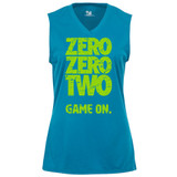 Women's Zero Zero Two Core Performance Sleeveless Shirt in Electric Blue