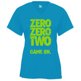 Women's Zero Zero Two Core Performance T-Shirt in Electric Blue