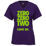 Women's Zero Zero Two Core Performance T-Shirt in Purple