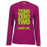 Women's Zero Zero Two Core Performance Long-Sleeve Shirt in Hot Pink