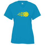 Women's Fast Ball Core Performance T-Shirt  in Electric Blue