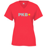 Women's PKB Core Performance T-Shirt in Hot Coral