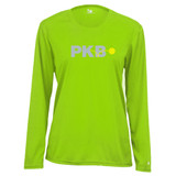 Women's PKB Core Performance Long-Sleeve Shirt in Lime