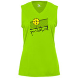 Women's Over The Net Core Performance Sleeveless Shirt in Lime