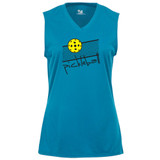 Women's Over The Net Core Performance Sleeveless Shirt in Electric Blue