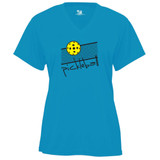 Women's Over The Net Core Performance T-Shirt in Electric Blue