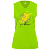 Women's Splatter Core Performance Sleeveless Shirt in Lime