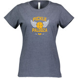 Women's Pickle Palooza Cotton T-Shirt in Vintage Navy