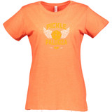 Women's Pickle Palooza Cotton T-Shirt in Vintage Orange