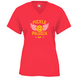 Women's Pickle Palooza Core Performance T-Shirt in Hot Coral