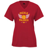 Women's Pickle Palooza Core Performance T-Shirt in Red