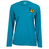 Women's Martini Core Performance Long-Sleeve Shirt in Electric Blue