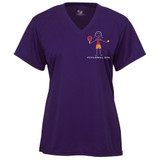 Women's Pickleball Girl Core Performance T-Shirt in Purple