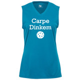 Women's Carpe Dinkem Core Performance Sleeveless Shirt in Electric Blue