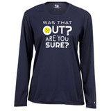 Women's Was That Out Core Performance Long-Sleeve Shirt in Navy