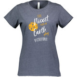 Women's Nicest People Cotton T-Shirt in Vintage Navy