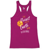 Women's Nicest People Core Performance Racerback Tank in Hot Pink