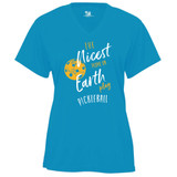 Women's Nicest People Core Performance T-Shirt in Electric Blue