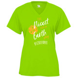 Women's Nicest People Core Performance T-Shirt in Lime