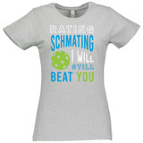 Women's Rating Schmating Cotton T-Shirt in Vintage Heather