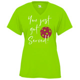 Women's You Got Served Core Performance T-Shirt in Lime