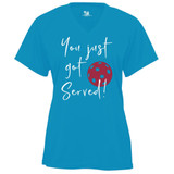 Women's You Got Served Core Performance T-Shirt in  Electric Blue