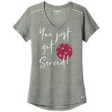 Women's You Got Served Ogio Performance Shirt in Gear Gray