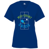 Women's Mid-Court Crisis Core Performance T-Shirt in Royal