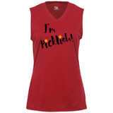 Women's Picklish Core Performance Sleeveless Shirt in Red