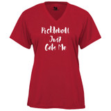 Women's Pickleball Just Gets Me Core Performance T-Shirt in Red