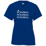 Women's Triple Pickleball Core Performance T-Shirt in Royal