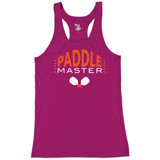 Women's Paddle Master Core Performance Racerback Tank in Hot Pink