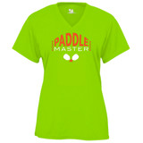 Women's Paddle Master Core Performance T-Shirt in Lime