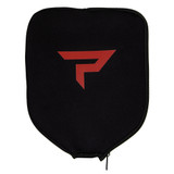 Paddletek Paddle Cover in size standard featuring a red Paddletek logo on a black background and zipper closure on the left side