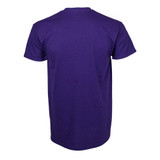 Back of the Hyperion T-Shirt by JOOLA in color purple. Available in sizes S-2XL.