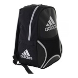 Side view of the adidas Club Backpack available in color combination black and silver
