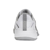 Men's K-Swiss Pickleball Supreme Shoe in White/High-Rise/Black, close up back heel view