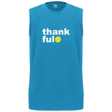 Men's Thankful Core Performance Sleeveless Shirt in Electric Blue