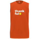 Men's Thankful Core Performance Sleeveless Shirt in Burnt Orange