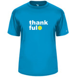 Men's Thankful Core Performance T-Shirt in Electric Blue